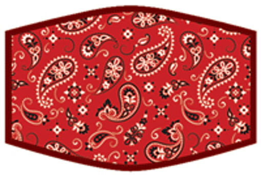 Picture of ADULT MASK - BANDANA RED